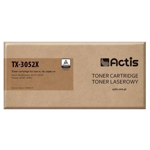 Tonerpatron - Actis - TX-3052X - Kompatibel - Sort - 3000 sider