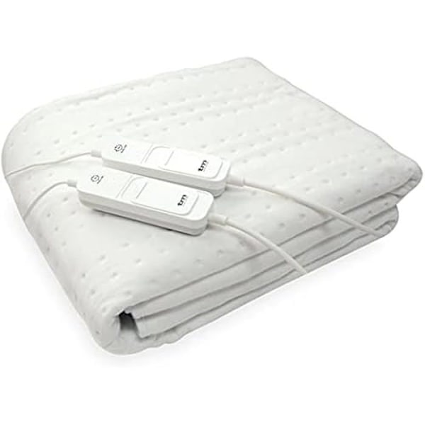 Sähkölämmitteinen patjanpäällinen sänkyyn - TM ELECTRON - TMHEP202 - 60 W - Automaattinen sammutus - Valkoinen