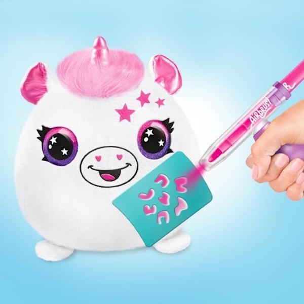 Personaliserbar Plysj Airbrush Plush Baril Squishy - Canal Toys - Kreative fritidsaktiviteter for børn fra 6 år Flerfarvet