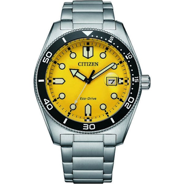 Kello - Teräs Kulta - Citizen - AW1760-81Z Silver, Svart, Gul