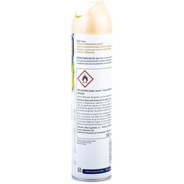 Air Freshener Spray - GLADE - Bali/Jazmi - 300 ml - Jasmindoft - Blandad