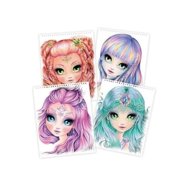 Kreativt sminkset - Make-up artist - Rosa - För barn från 8 år - Unisex - 23x2,7x30cm