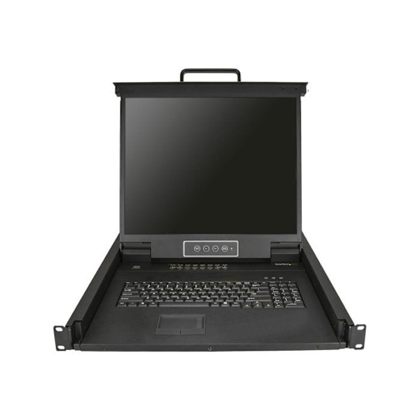 Konsol KVM 16 portar - StarTech.com - 19 tum - Rackmontering - Upplösning 1280x1024 - Svart