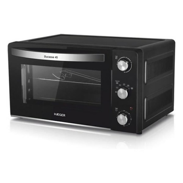Haeger Ducasse 1500W 45 L häll Svart