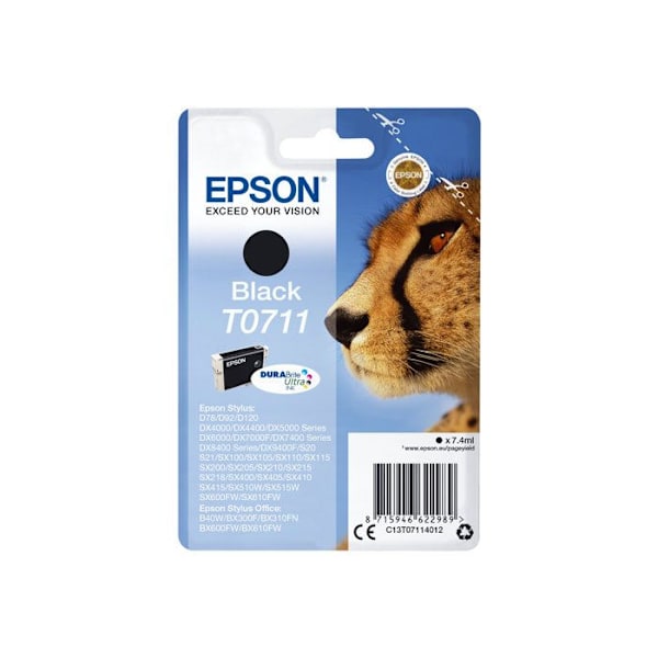 EPSON inkjet patron - Sort - Inkjet - 240 sider