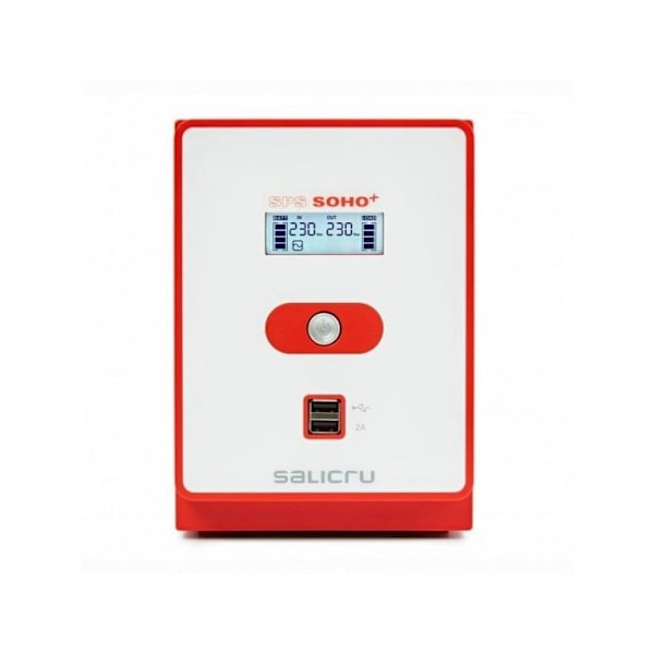 Ondulator SALICRU SPS SOHO+ SPS 1600 SOHO+ - CA 230 V 960 Watt 1600 VA - 4 udgangsforbindelser