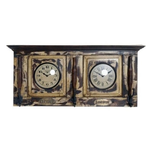 Vægur Thyann boligindretning london teak (81 x 15 x 37 cm)