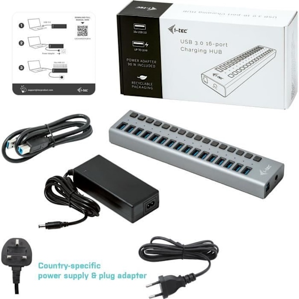 i-tec - Powered USB HUB