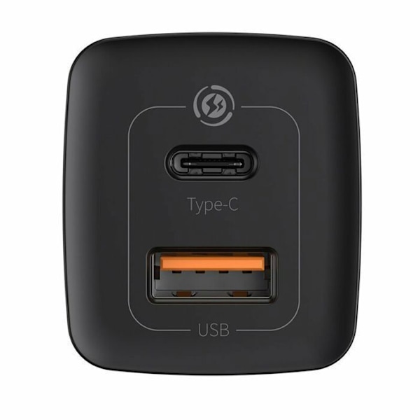 Nopeuslataaja - BASEUS - GAN 2 Lite - 65W - Euroopan versio - Musta väri