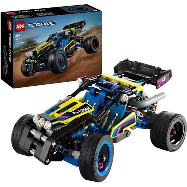 LEGO® 42164 Technic Off-Road-kilpavaunu, ralliajoneuvo, kilpa-auton rakennuslelu Flerfärgad