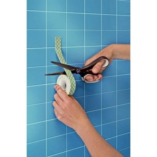 Dubbelhäftande tejp - 3M - 19 mm x 1,5 m - Stark vidhäftning - Mångsidig - Vit Vit