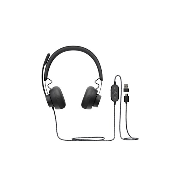 logitech logi uc zone trådbunden grafit