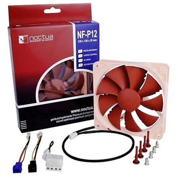 NOCTUA 120 mm NF-P12 Redux -tuuletin 900 RPM