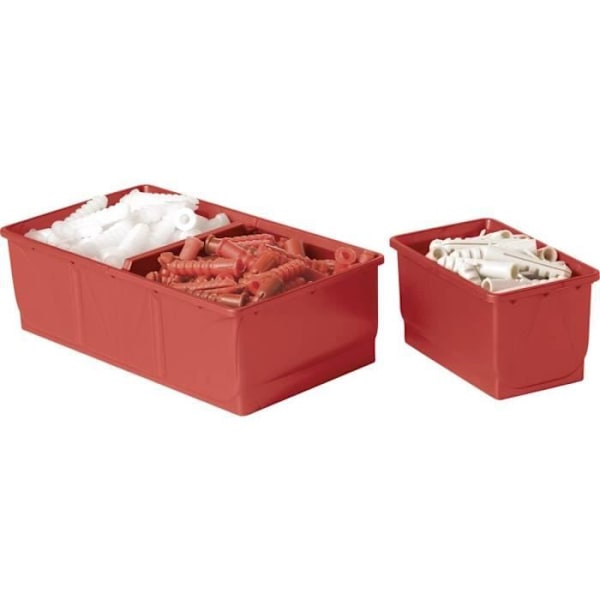 Tomme værktøjskasse - KETER - 237785 - Sort - 240x570x310 mm - Egnet til voksne sort