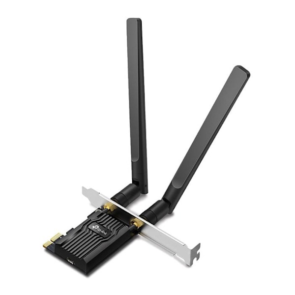 Verkkokortti - TP-Link - Archer TX20E - Wi-Fi 6 - Bluetooth 5.2 - 2 kaksikaistaista antennia musta