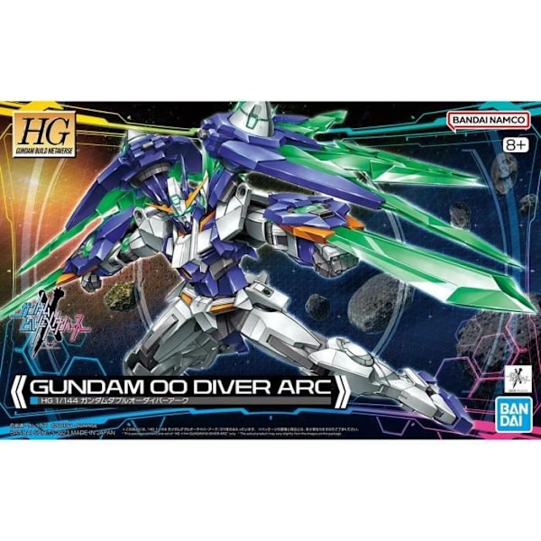 Modellsats - BANDAI - Gundam 00 Diver Arc - HG 1/144 - Bygg Metaverse
