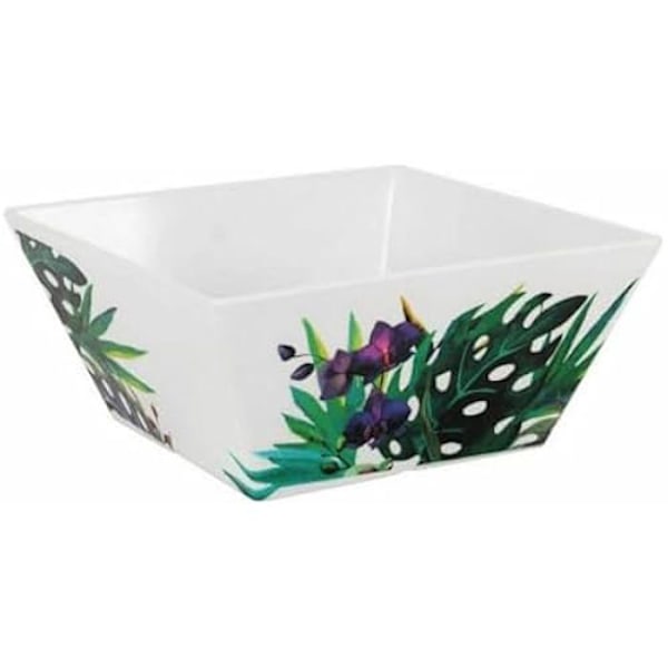 Kulho - LA MEDITERRÁNEA - Trooppinen - Monivärinen - 18 x 18 x 8 cm - Posliini/Keraami/kivitavara Flerfärgad