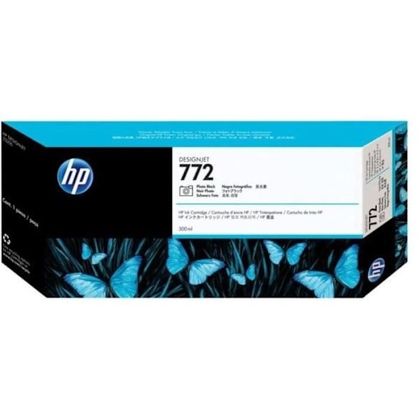 HP 772 -erikoisvalokuvamustekasetti - 1 kpl pakkaus - musta