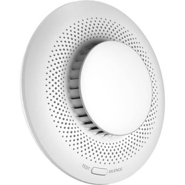 Røgdetektor - EZVIZ - T4C - 360° detektion - 85dB sirene - Lysalarm - Batteri med lang levetid