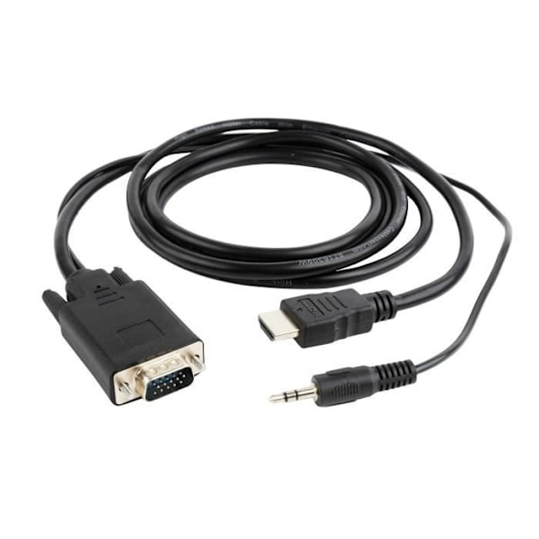 GEMBIRD A-HDMI-VGA-03-10 VIDEOKAAPELI JA ADAPTEERI 3 M HDMI + 3.5MM VG