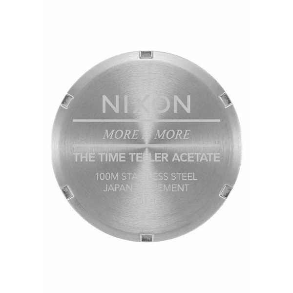 Kello - Nixon - Time Teller - Asetaatti - Vaaleanpunainen kilpikonna/helmiäispinta - Vesitiiviys 10 ATM Rosa sköldpadda/ pärlemor
