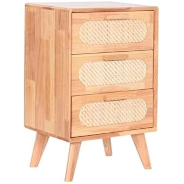 Kommode - HOME ESPRIT - Luonnollinen - Kautschukpuu - 43 x 52 x 33,5 cm - Monivärinen Flerfärgad