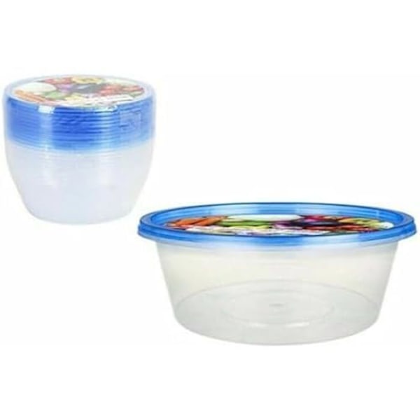 Lunchlådor - PRIVILEGE - Set med 11 - 500 ml - Flerfärgad - 15 x 15 x 12 cm Flerfärgad
