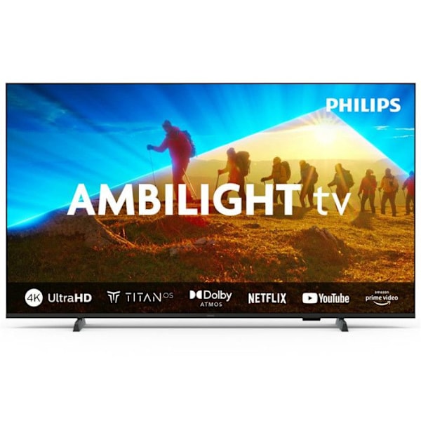 43PUS8009 12 LED Ambilight TV Dolby Atmos 4k 108cm 2024 Sort