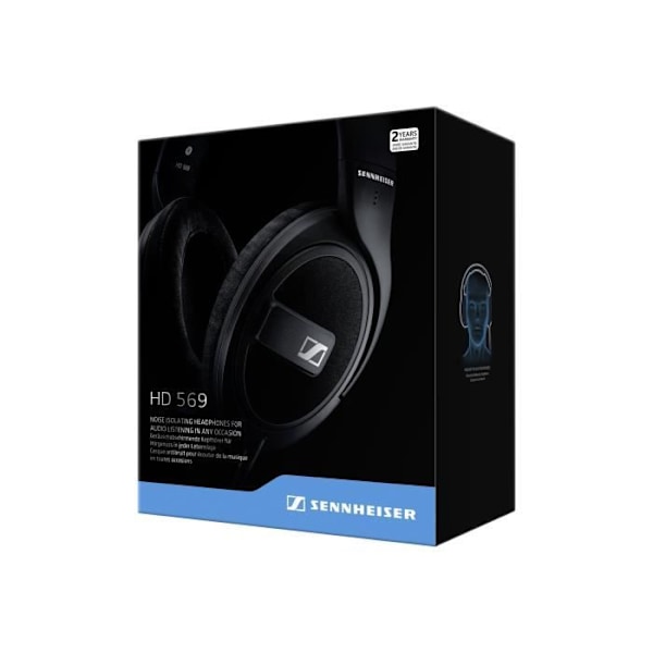 Kuulokkeet - Sennheiser - HD 569 - Korvatyynytyyppiset - Integroitu mikrofoni - Jack 3,5mm