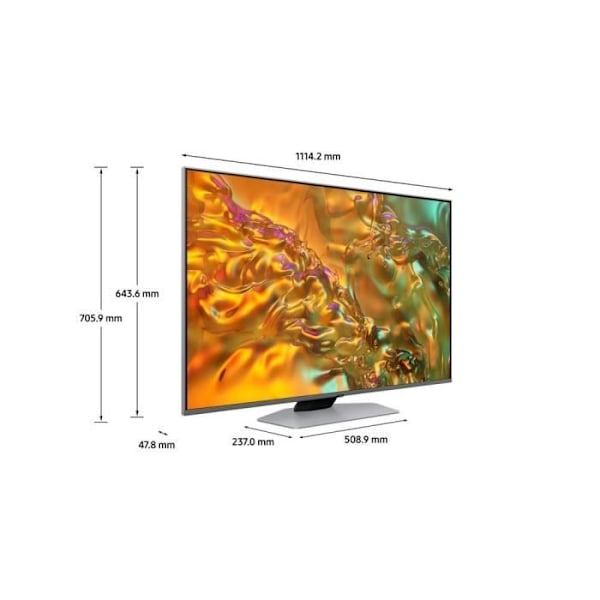 Samsung 50Q80D - 50" (127 cm) QLED TV - 4K UHD 3840x2160 - HDR+ - Smart TV - Gaming Hub - 4xHDMI - WiFi