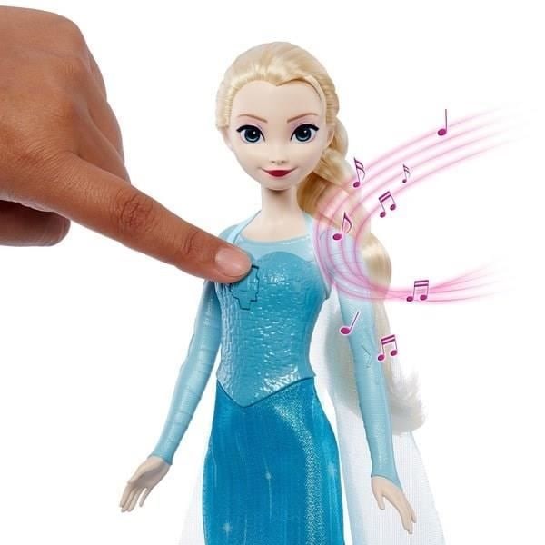 Disney - Frost - Elsa Syngende Dukke - Sang på 4 Sprog - 3 år+ - JDX48