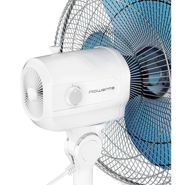 ROWENTA Turbo Essential Piedestal ventilator, Kraftig, Design, Holdbar, Effektiv, Økodesignet, 3 hastigheder VU3110F0