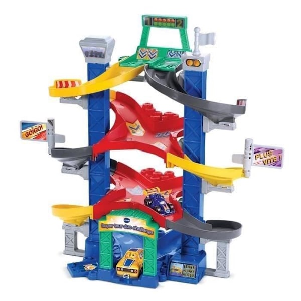 VTECH TUT TUT BOLIDES PRO SERIES - SUPER TOUR DUO CHALLENGE (+ LENNY, FRÅN KRETS) Flerfärgad