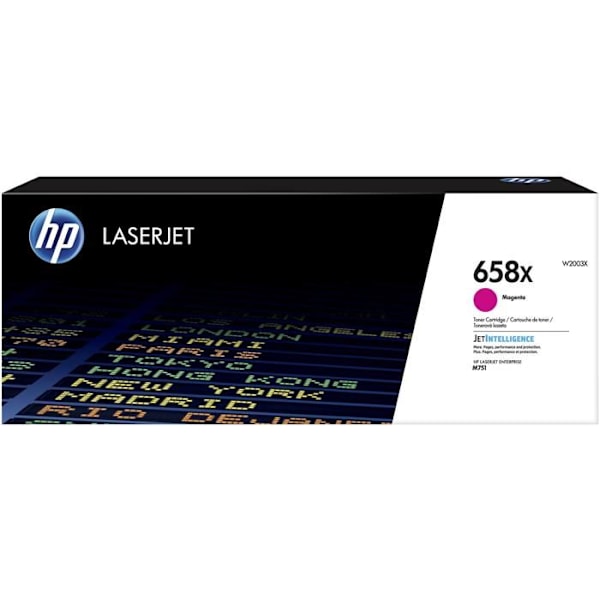 HP 658X väriainekasetti - magenta - laser - suuri riittoisuus - 28000 sivua