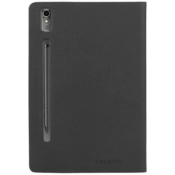 Etui til tablet - Tucano - Lenovo Tab P11 (2. gen.) - Gummi - Mikro fibre - Sort Svart