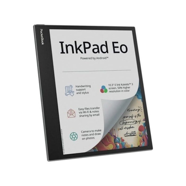 Läsplatta - POCKETBOOK - InkPad EO - 10,3 tum - E-Ink Kaleido 3 - 64GB - WI-FI - Grå