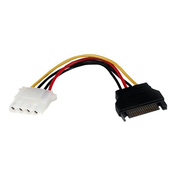 15 cm SATA–LP4-virtalähdekaapeli - STARTECH - Musta - Virtalähde