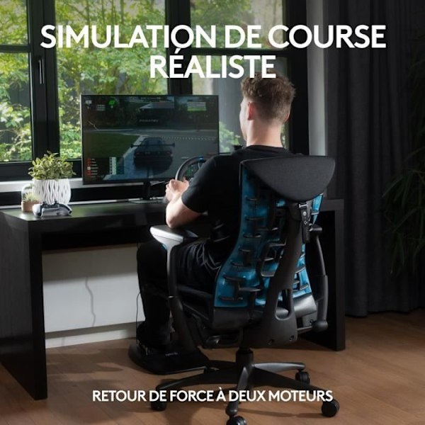 G29 racerhjul og pedaler - Logitech G - Kompatibel PS5, PS4 og pc