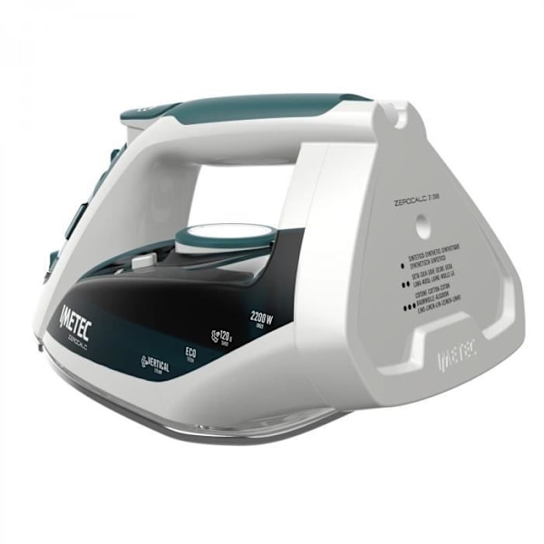 Imetec ZeroCalc Z1 2500 jern - Rustfri stålsål - Blå, Hvid - 120 g/min - 0,25 L