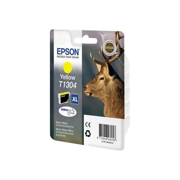 EPSON Cartridge T1304 - Hirvi - keltainen
