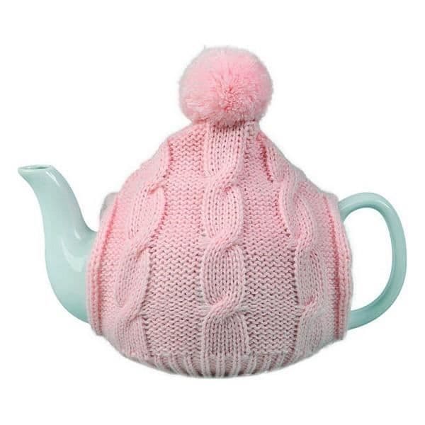 Teekande - Pull - 600 Ml - Porcelæn - Rosa - Voksen Rosa