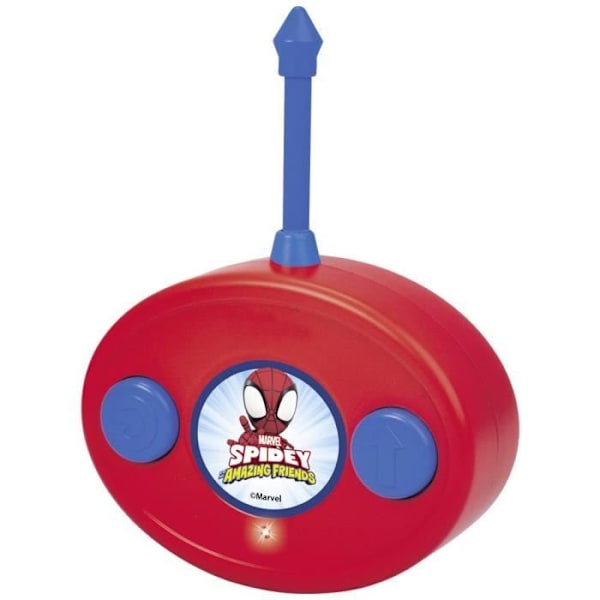 Spidey - Radio-ohjattu auto - 17cm - Mukana Spidey-figuuri Rød og blå