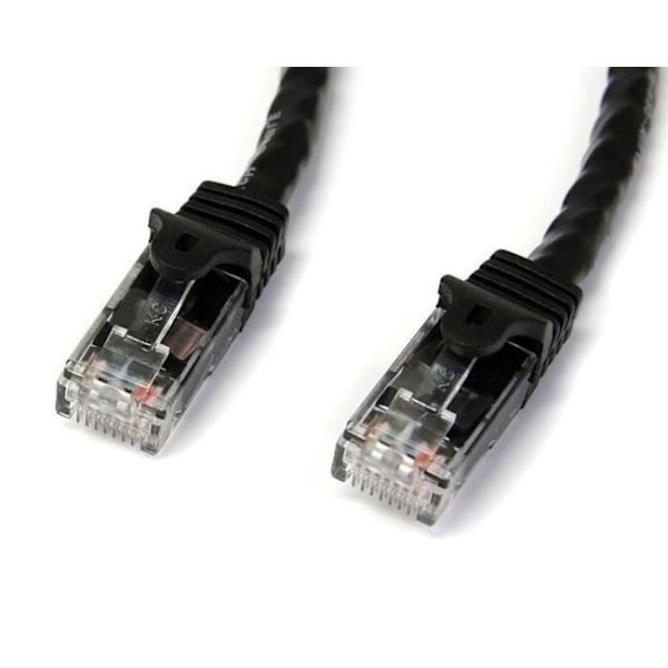 STARTECH Cat6 Gigabit UTP-netværkskabel - Hookless - 10 m - Anti-Snag RJ45 Ethernet-ledning - Han / Han Patch-kabel - Sort