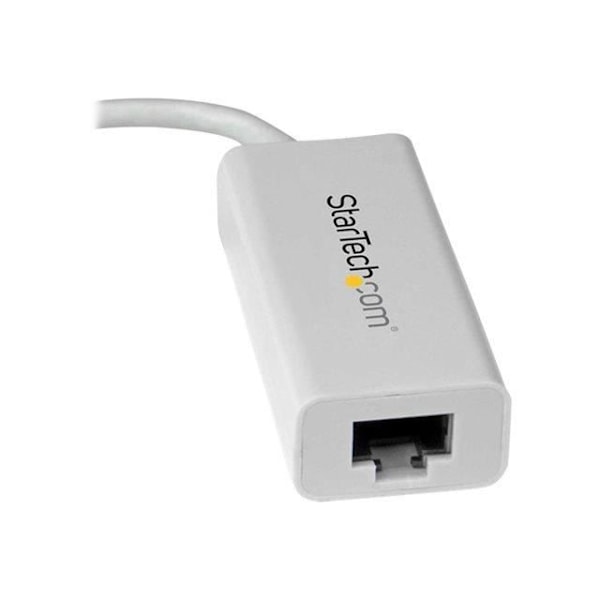 USB-C–RJ45 Gigabit Ethernet -verkkosovitin – STARTECH.COM – USB 3.1 Gen 1 (5 Gb/s) – valkoinen Valkoinen