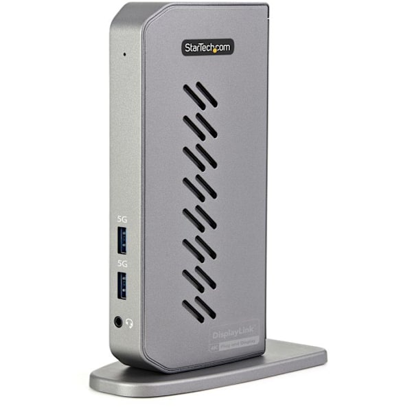 USB-hub - Startech - DK30A2DHUUE - 6 portar USB A - 1 portar RJ-45 - Svart
