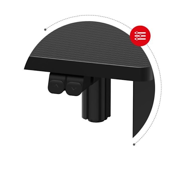 Bureau Assis Debout HUZARO HERO 7.9 Sort, Elektrisk Skrivebord, Ergonomisk, PC Gaming, IT, 2xKroge, Gaming Skrivebord svart