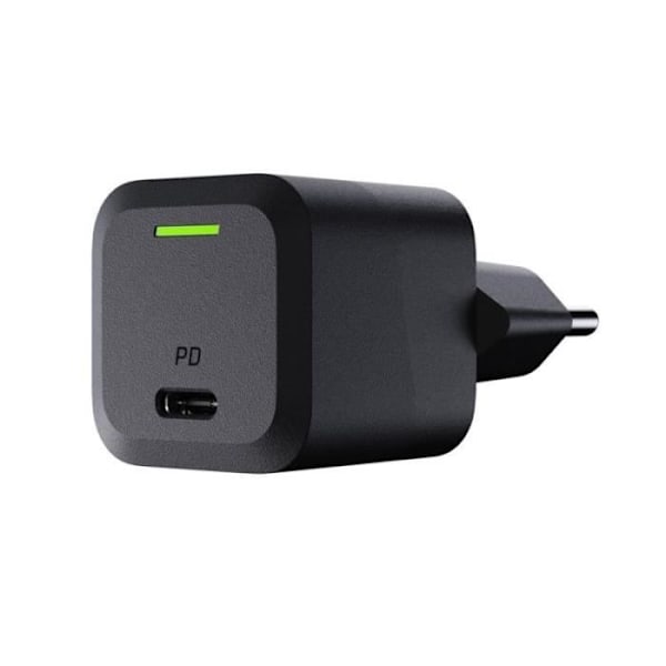 Green Cell USB-lader PowerGaN 33 W PD 3.0 QC 3.0 1x USB-C sort - CHARGC06 Sort