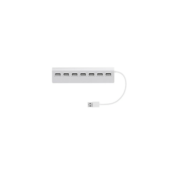 Tnb HUB USB 7 PORTTIA USB-A 2.0 ALUMIINIA