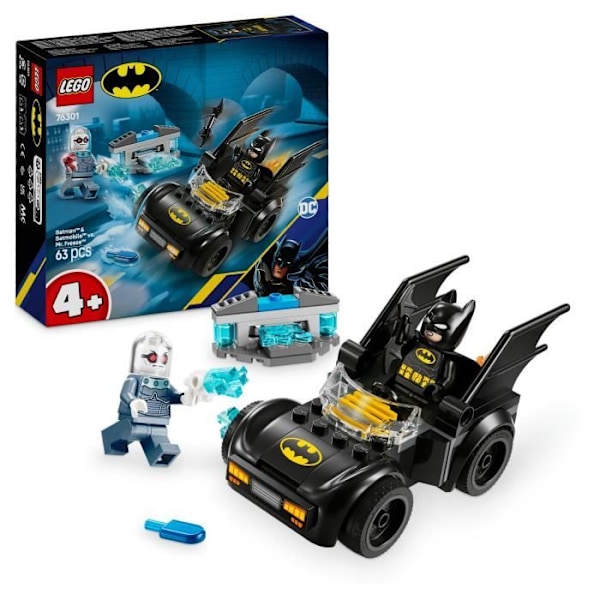 LEGO DC Batman 76301 Batman and the Batmobile vs. Mr. Freeze - Superhjältespelset Flerfärgad