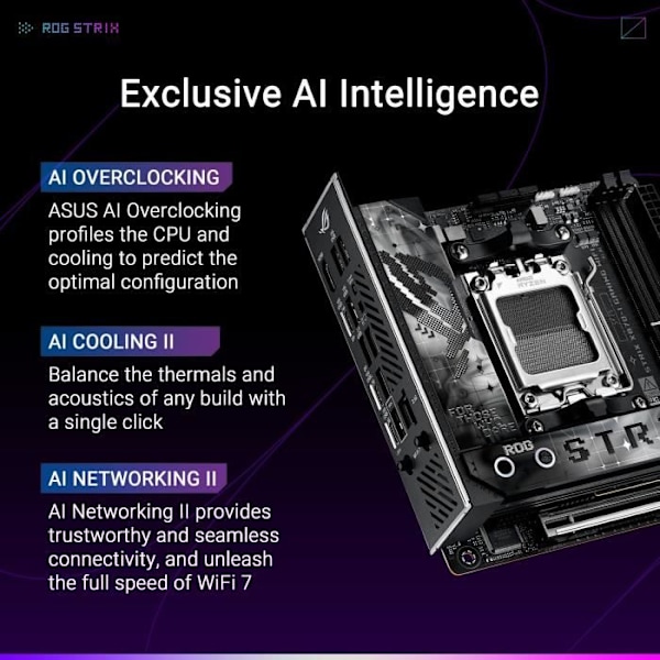 Bundkort - ASUS - STRIX X870-I GAMING WIFI